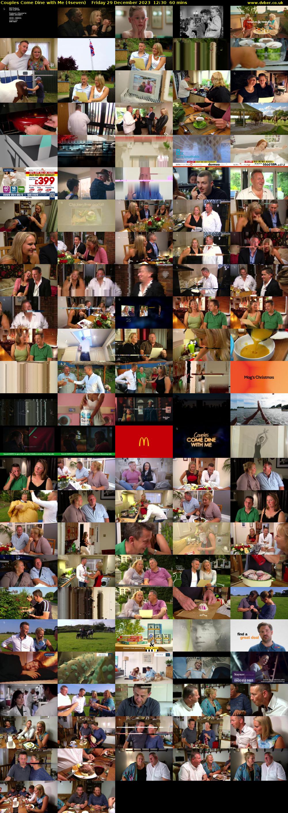 Couples Come Dine with Me (4seven) Friday 29 December 2023 12:30 - 13:30