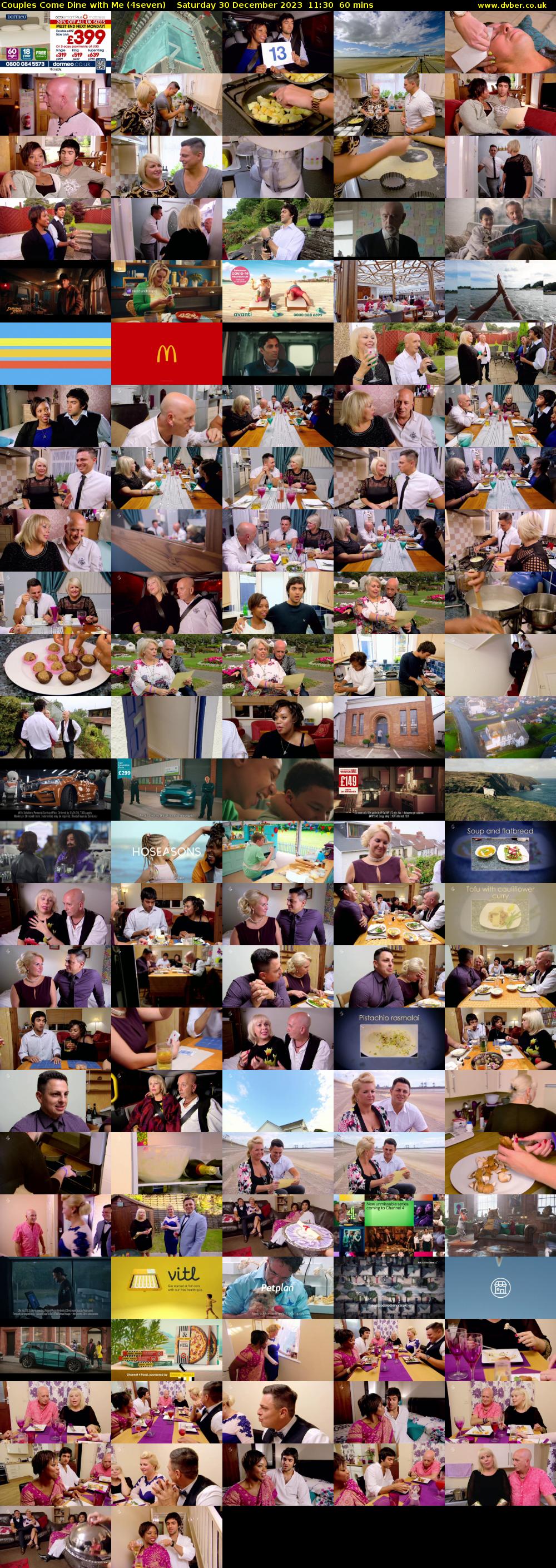 Couples Come Dine with Me (4seven) Saturday 30 December 2023 11:30 - 12:30