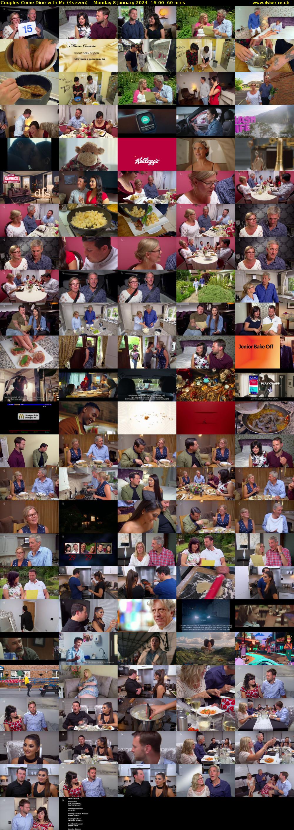 Couples Come Dine with Me (4seven) Monday 8 January 2024 16:00 - 17:00
