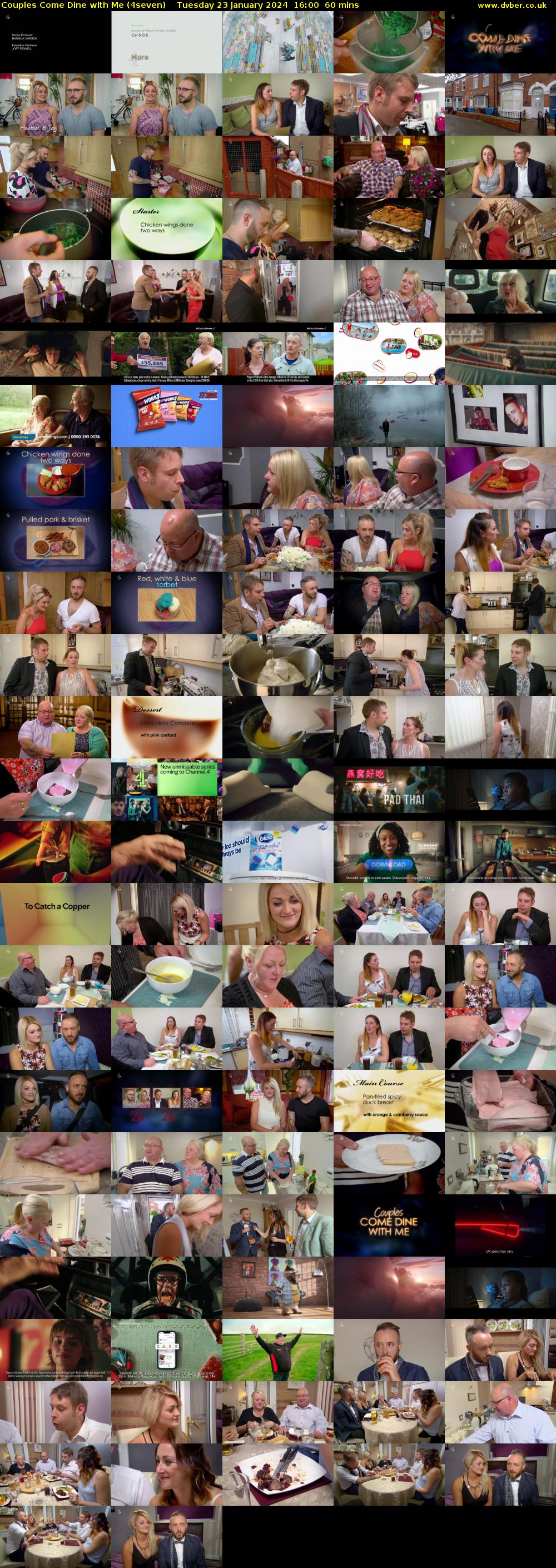 Couples Come Dine with Me (4seven) Tuesday 23 January 2024 16:00 - 17:00