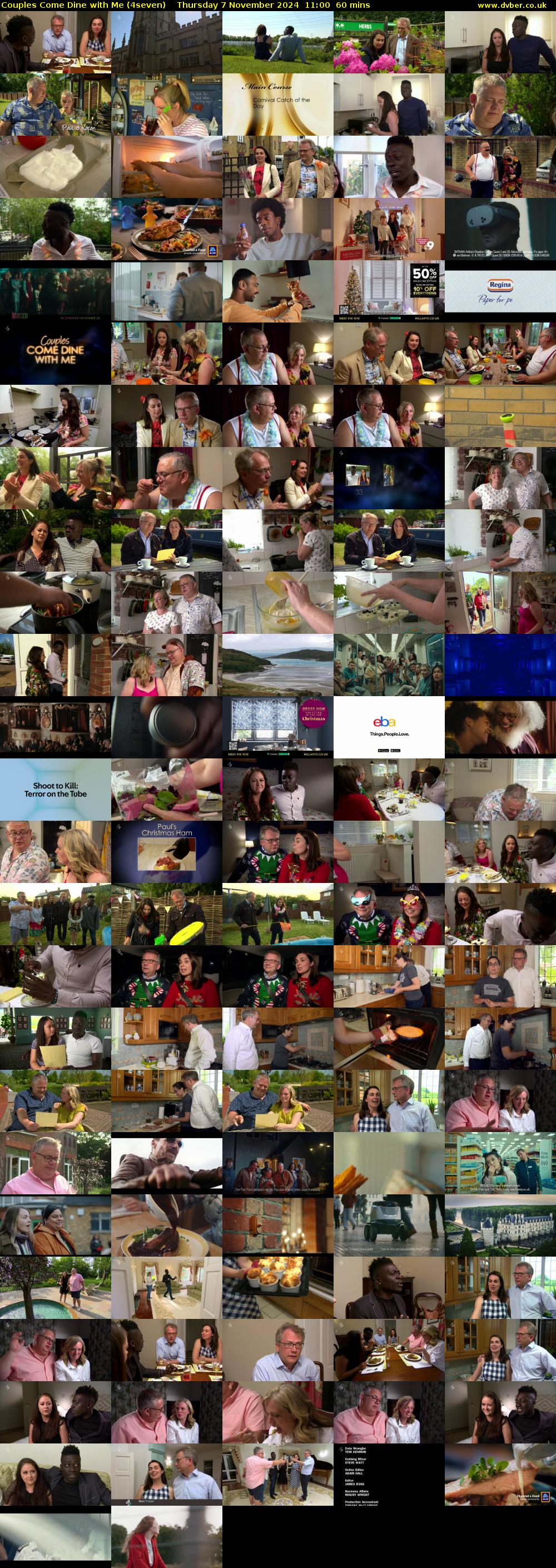 Couples Come Dine with Me (4seven) Thursday 7 November 2024 11:00 - 12:00