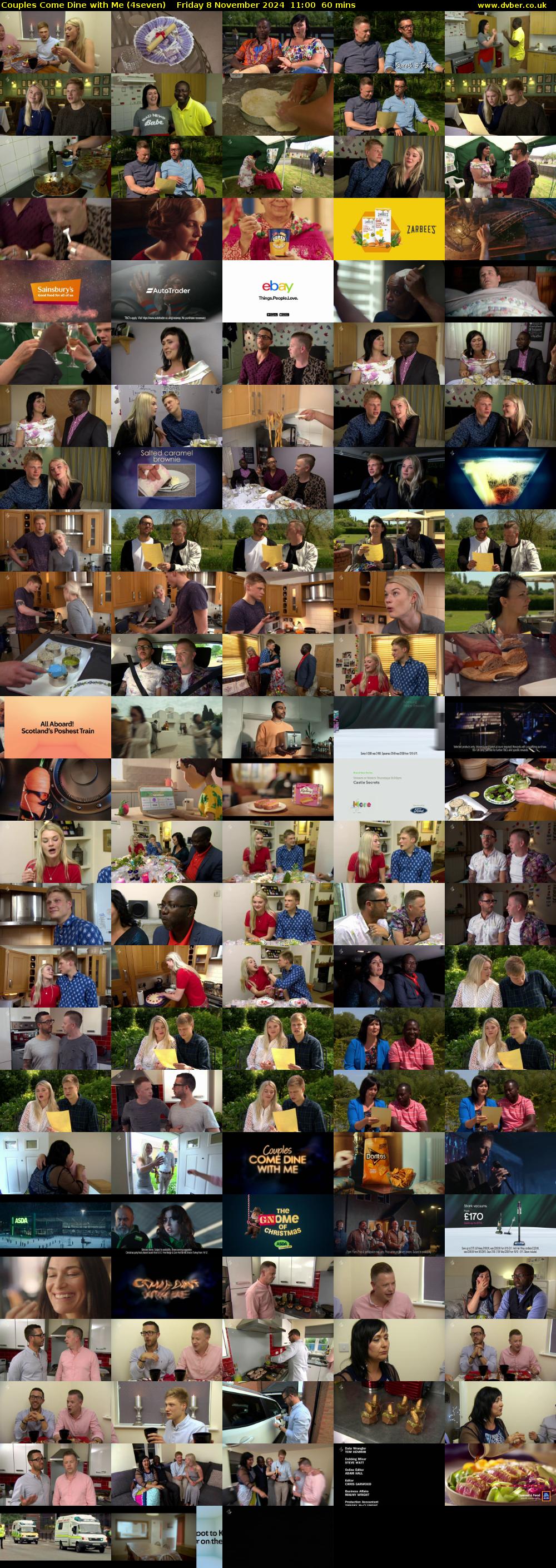 Couples Come Dine with Me (4seven) Friday 8 November 2024 11:00 - 12:00