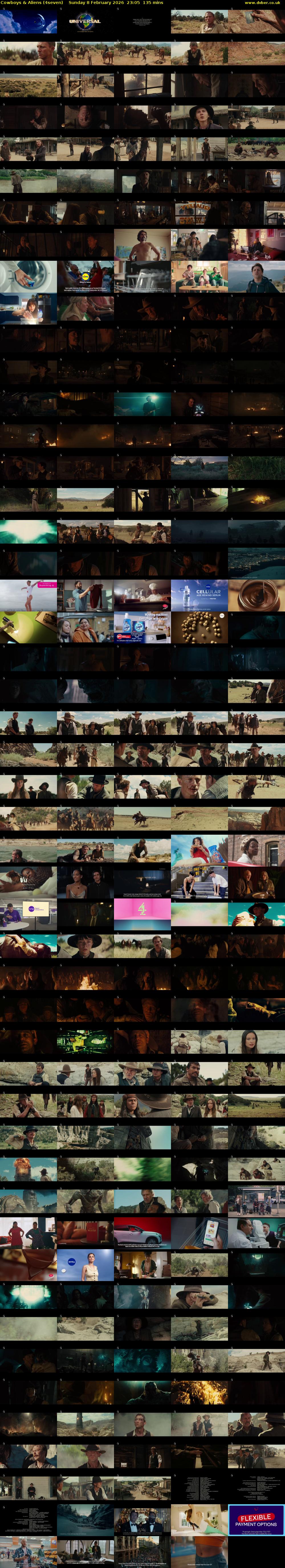 Cowboys & Aliens (4seven) Sunday 8 February 2026 23:05 - 01:20