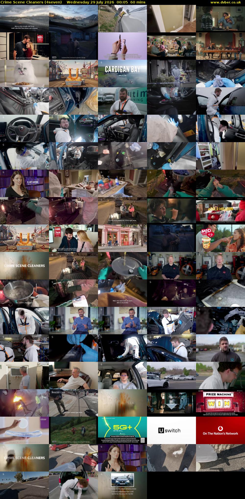 Crime Scene Cleaners (4seven) Wednesday 29 July 2026 00:05 - 01:05