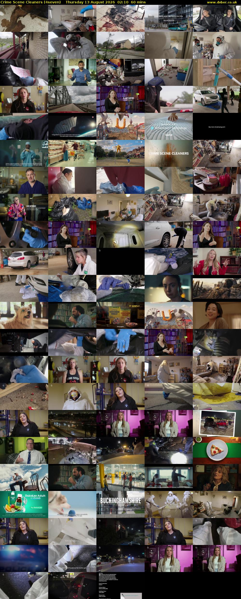Crime Scene Cleaners (4seven) Thursday 13 August 2026 02:10 - 03:10