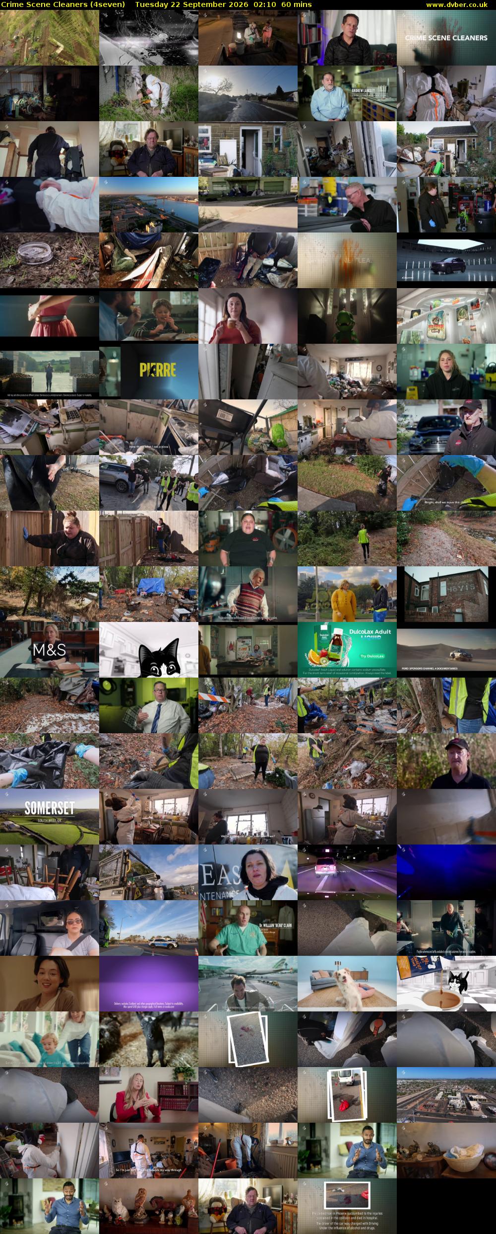 Crime Scene Cleaners (4seven) Tuesday 22 September 2026 02:10 - 03:10