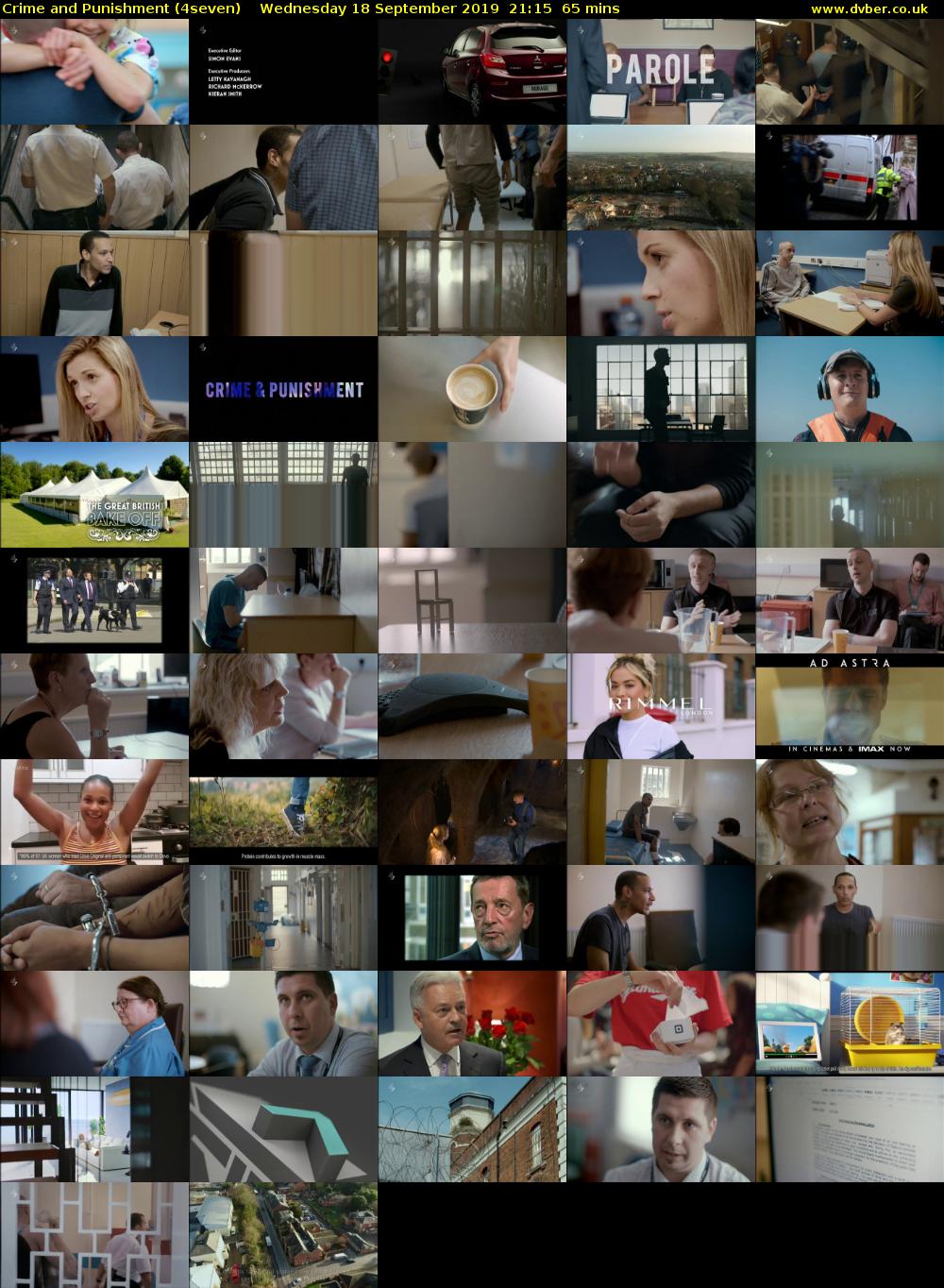 Crime and Punishment (4seven) Wednesday 18 September 2019 21:15 - 22:20