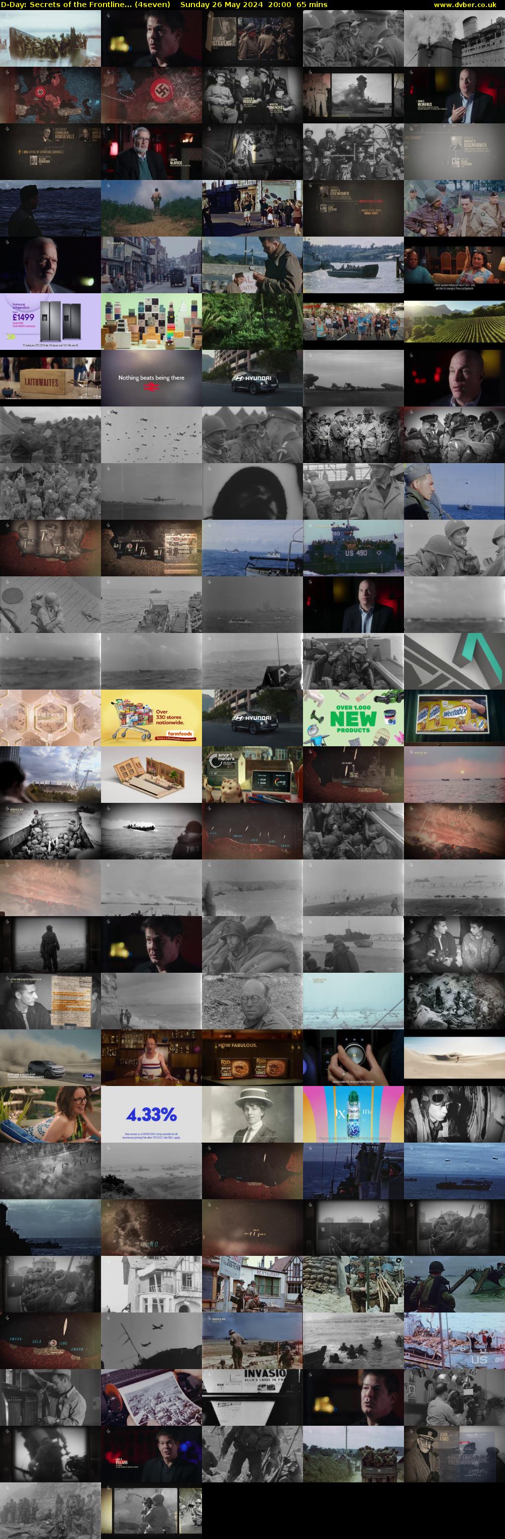 D-Day: Secrets of the Frontline... (4seven) Sunday 26 May 2024 20:00 - 21:05