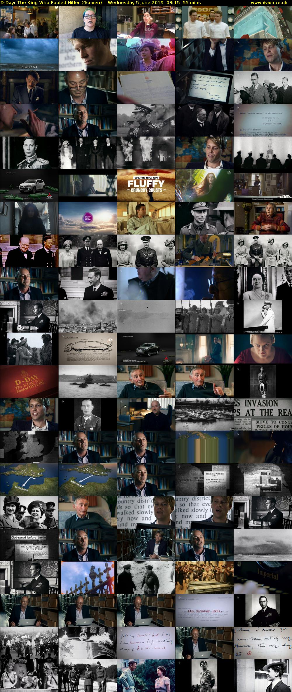 D-Day: The King Who Fooled Hitler (4seven) Wednesday 5 June 2019 03:15 - 04:10