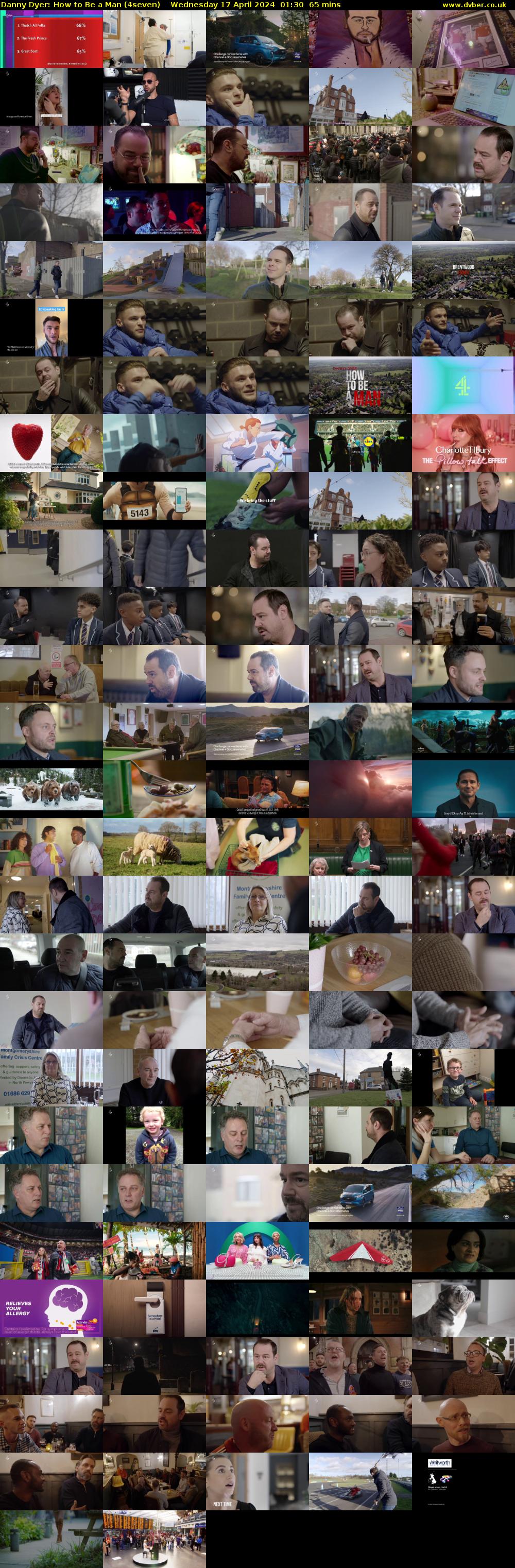 Danny Dyer: How to Be a Man (4seven) Wednesday 17 April 2024 01:30 - 02:35