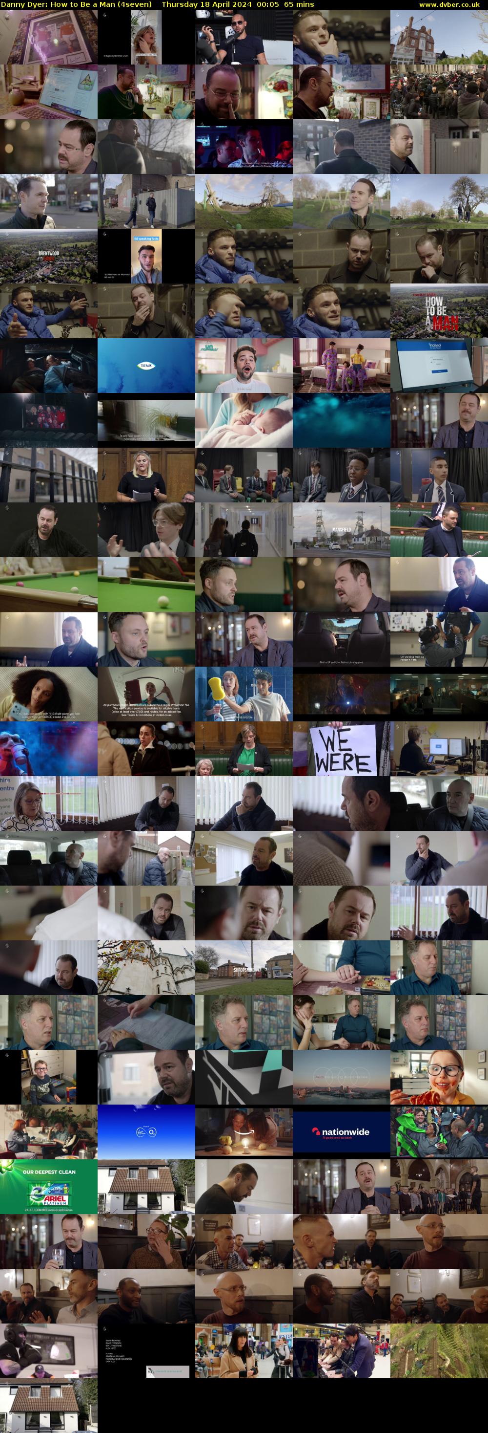 Danny Dyer: How to Be a Man (4seven) Thursday 18 April 2024 00:05 - 01:10