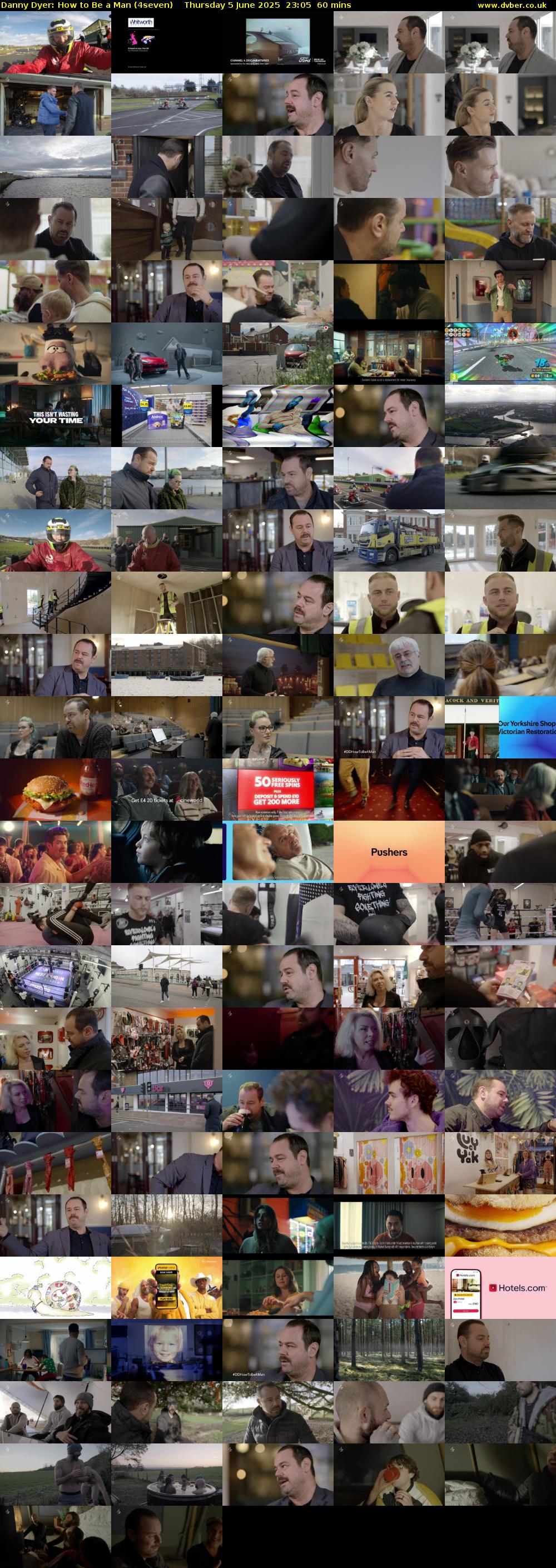 Danny Dyer: How to Be a Man (4seven) Thursday 5 June 2025 23:05 - 00:05