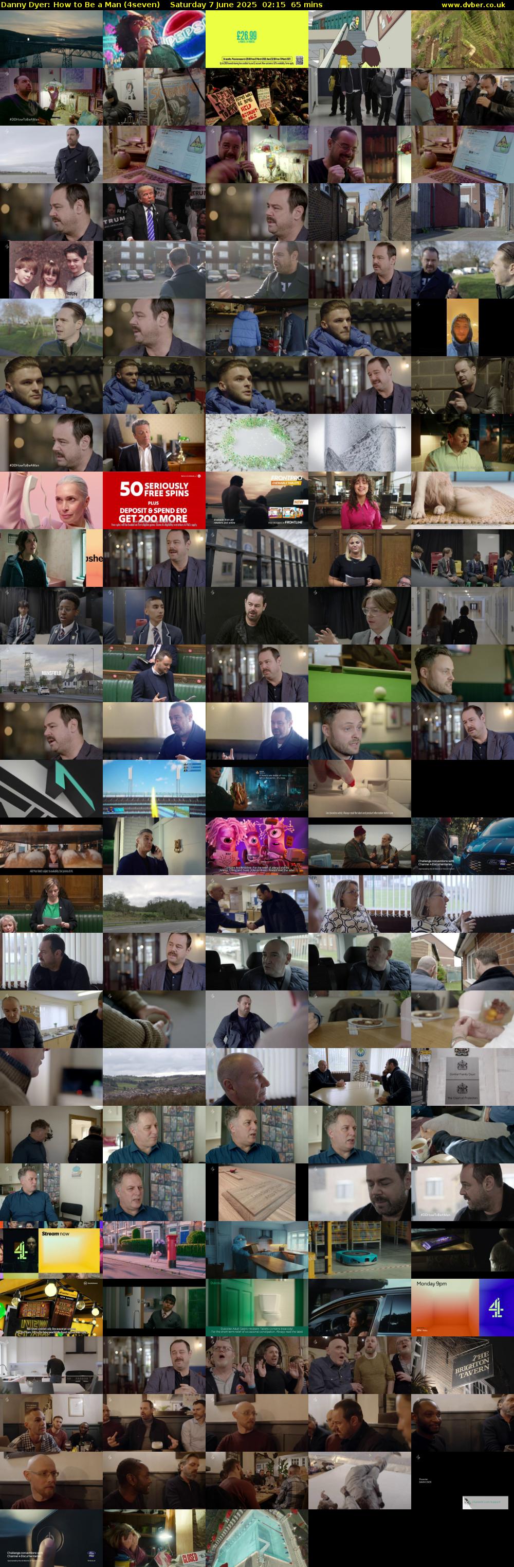 Danny Dyer: How to Be a Man (4seven) Saturday 7 June 2025 02:15 - 03:20