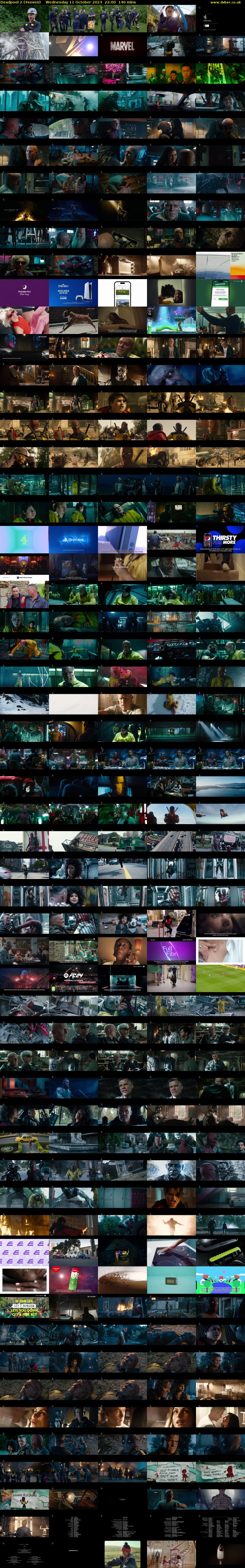 Deadpool 2 (4seven) Wednesday 11 October 2023 22:00 - 00:20