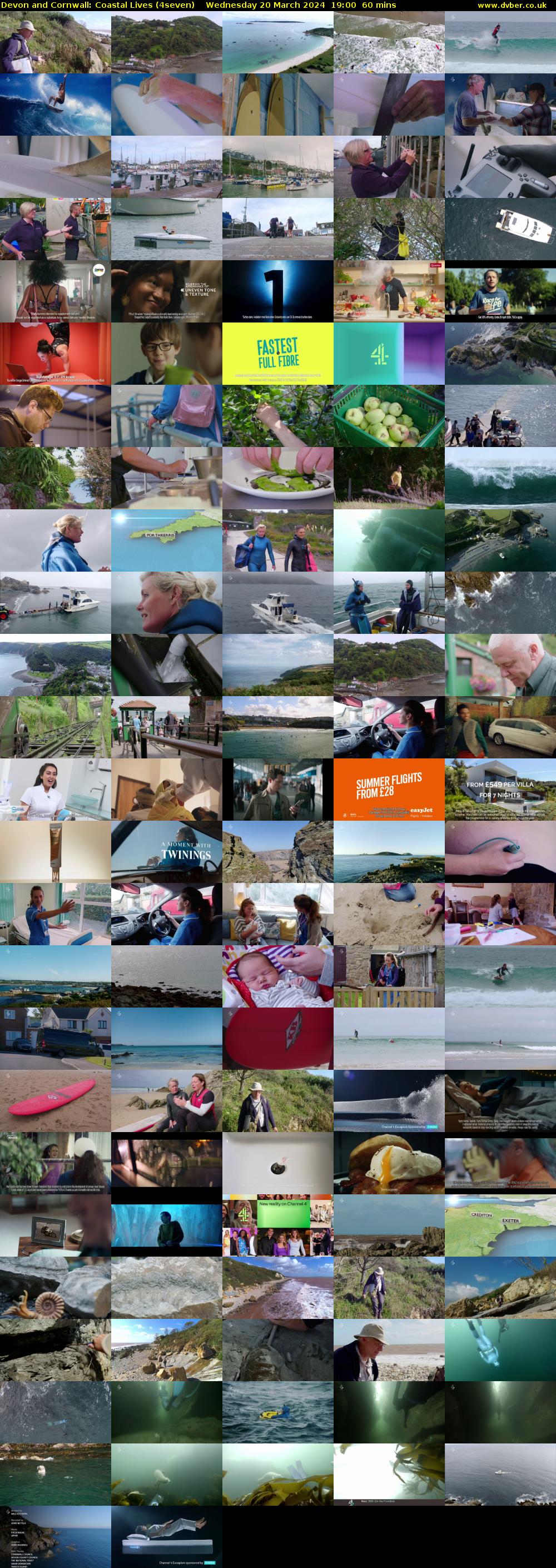 Devon and Cornwall: Coastal Lives (4seven) Wednesday 20 March 2024 19:00 - 20:00