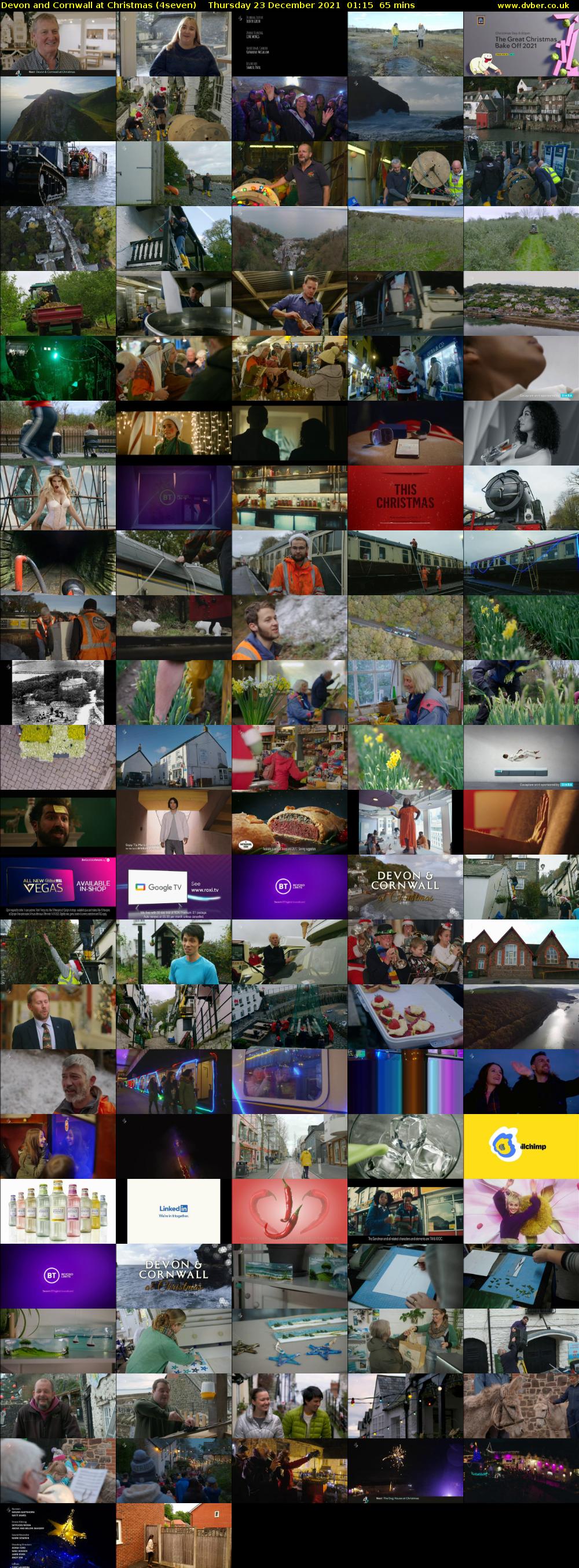 Devon and Cornwall at Christmas (4seven) Thursday 23 December 2021 01:15 - 02:20