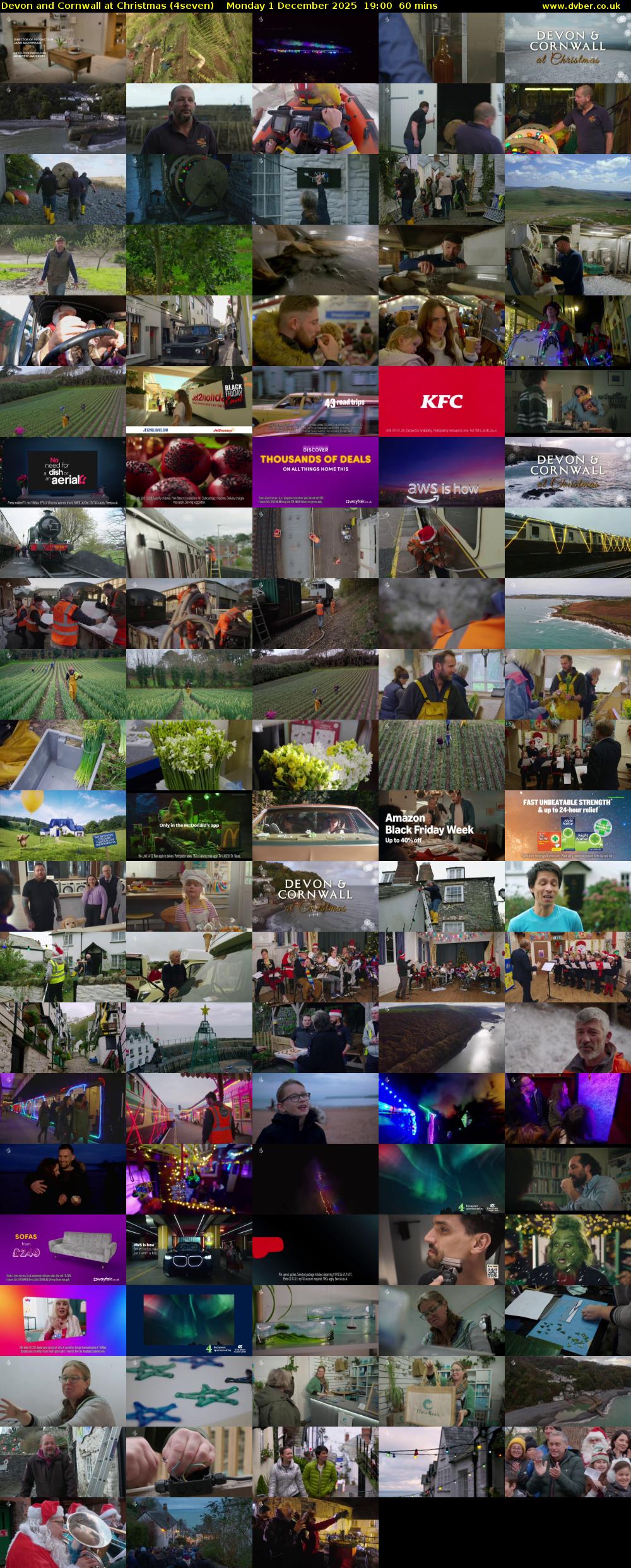 Devon and Cornwall at Christmas (4seven) Monday 1 December 2025 19:00 - 20:00