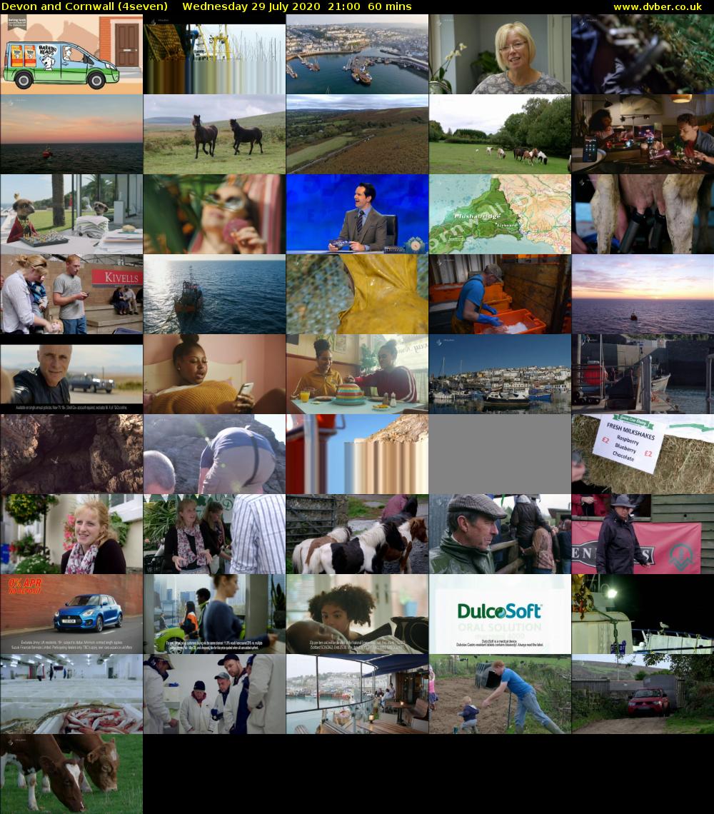 Devon and Cornwall (4seven) Wednesday 29 July 2020 21:00 - 22:00