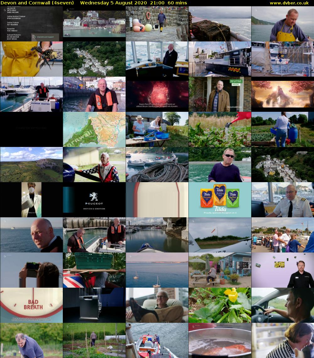 Devon and Cornwall (4seven) Wednesday 5 August 2020 21:00 - 22:00