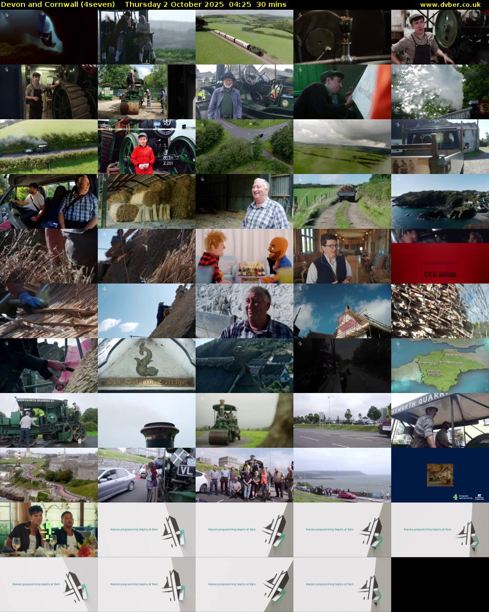 Devon and Cornwall (4seven) Thursday 2 October 2025 04:25 - 04:55