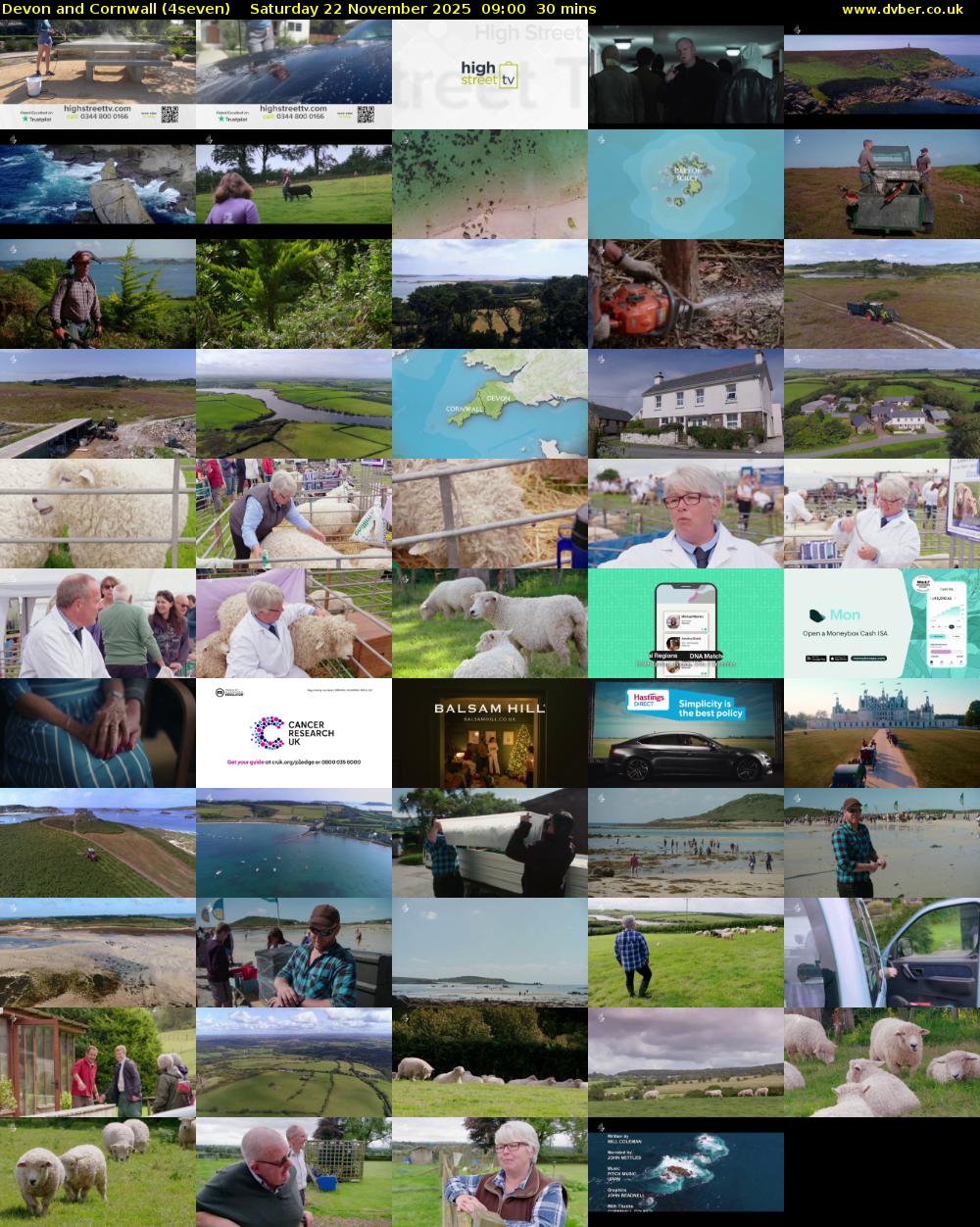 Devon and Cornwall (4seven) Saturday 22 November 2025 09:00 - 09:30
