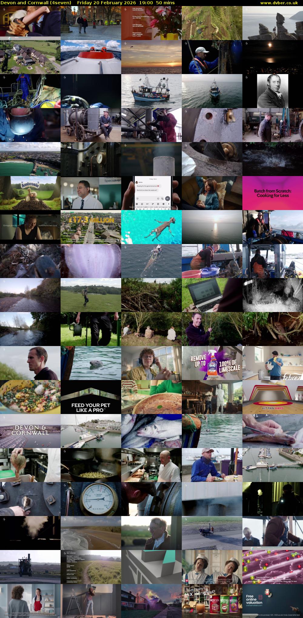 Devon and Cornwall (4seven) Friday 20 February 2026 19:00 - 19:50