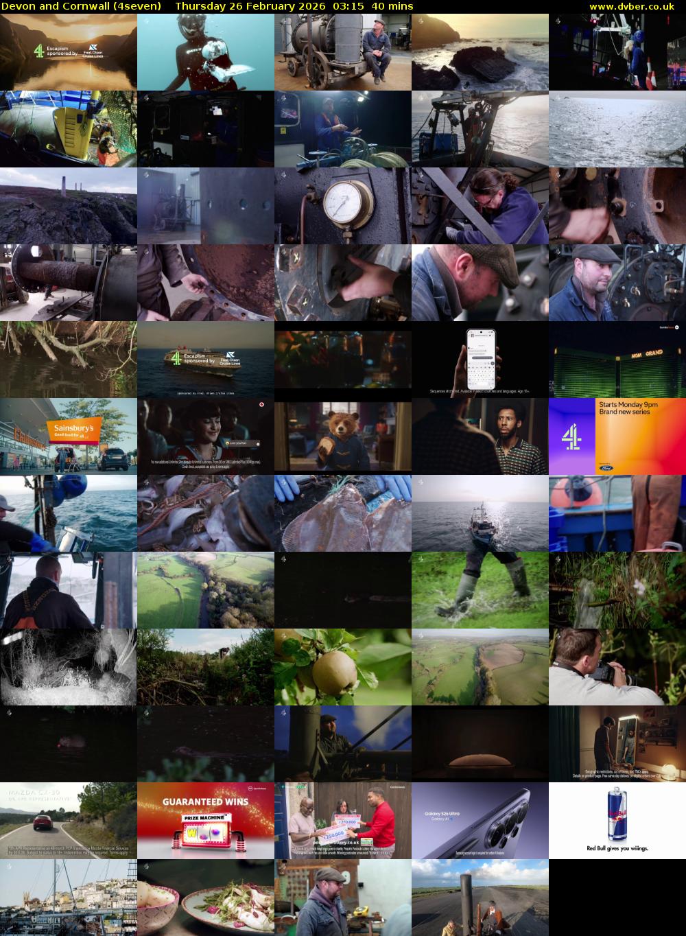 Devon and Cornwall (4seven) Thursday 26 February 2026 03:15 - 03:55