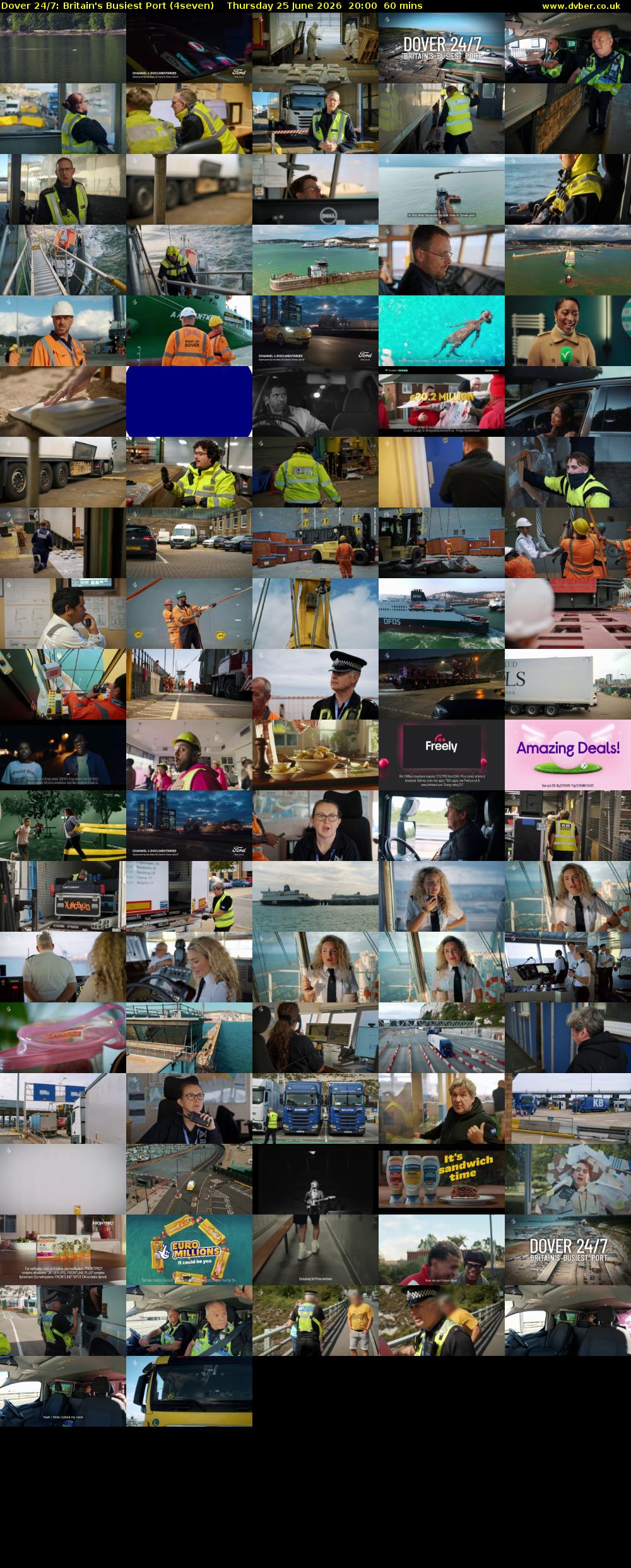 Dover 24/7: Britain's Busiest Port (4seven) Thursday 25 June 2026 20:00 - 21:00