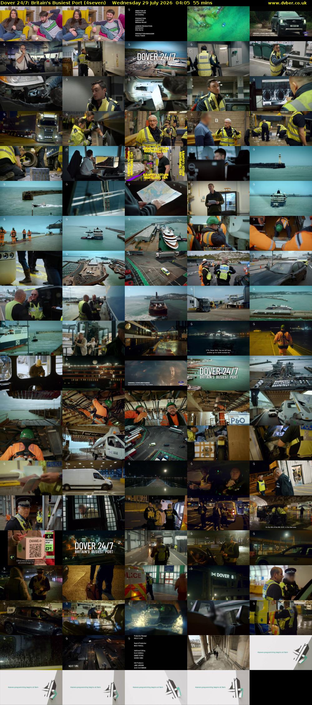 Dover 24/7: Britain's Busiest Port (4seven) Wednesday 29 July 2026 04:05 - 05:00