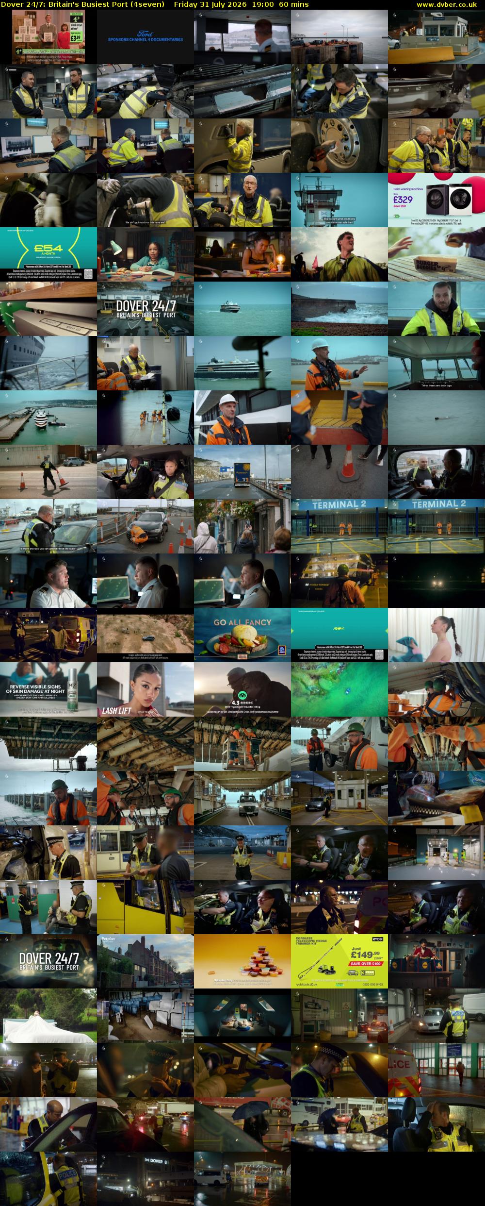 Dover 24/7: Britain's Busiest Port (4seven) Friday 31 July 2026 19:00 - 20:00