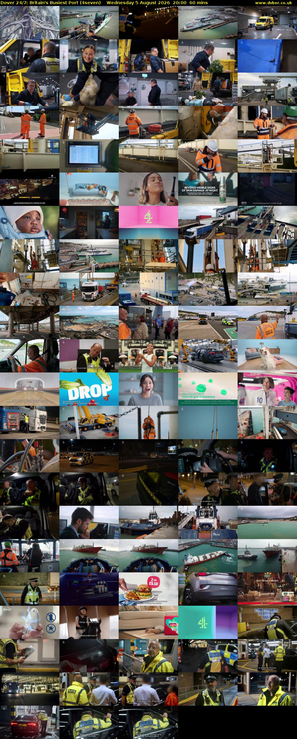 Dover 24/7: Britain's Busiest Port (4seven) Wednesday 5 August 2026 20:00 - 21:00