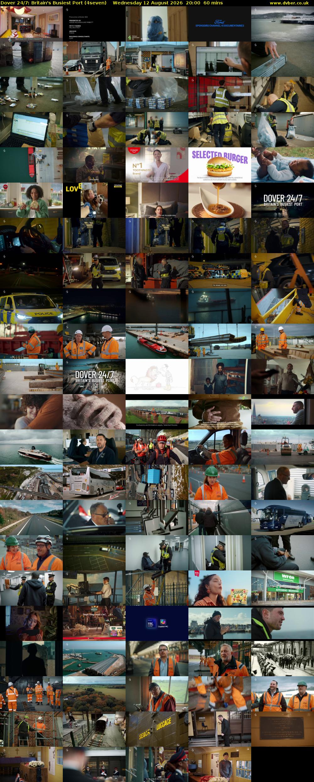 Dover 24/7: Britain's Busiest Port (4seven) Wednesday 12 August 2026 20:00 - 21:00
