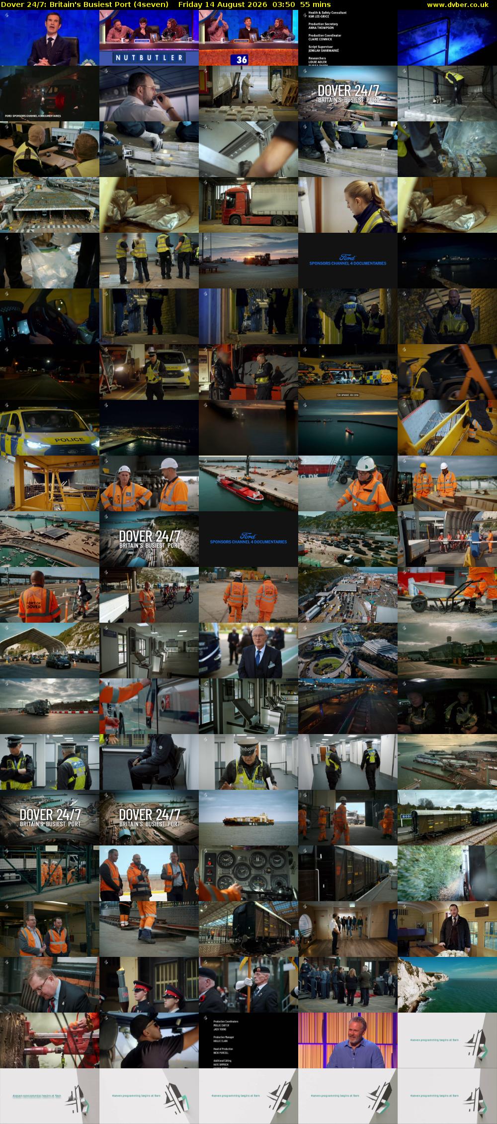 Dover 24/7: Britain's Busiest Port (4seven) Friday 14 August 2026 03:50 - 04:45