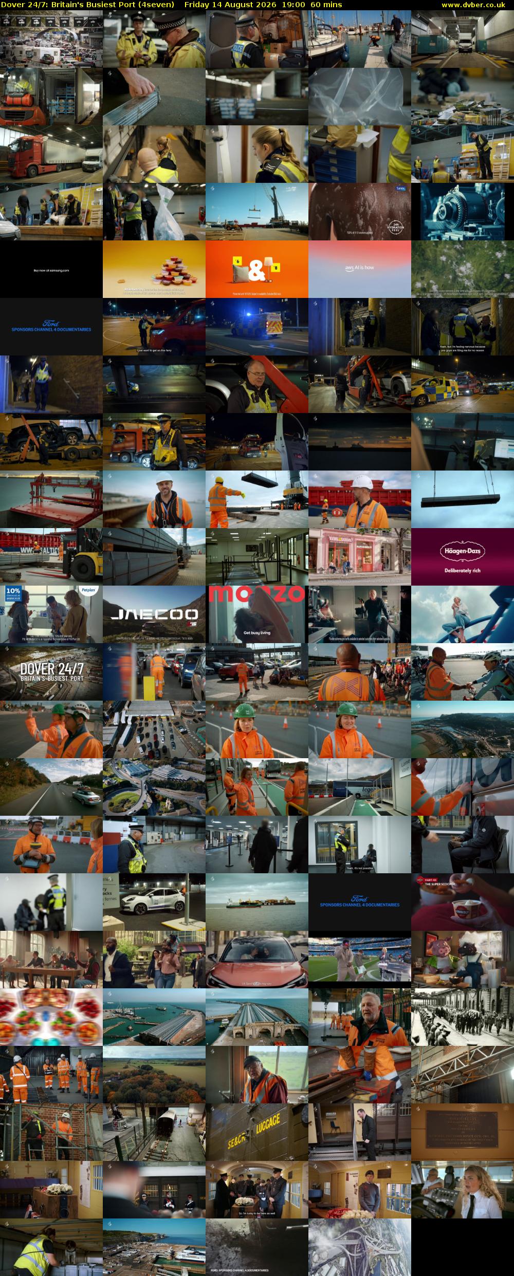 Dover 24/7: Britain's Busiest Port (4seven) Friday 14 August 2026 19:00 - 20:00