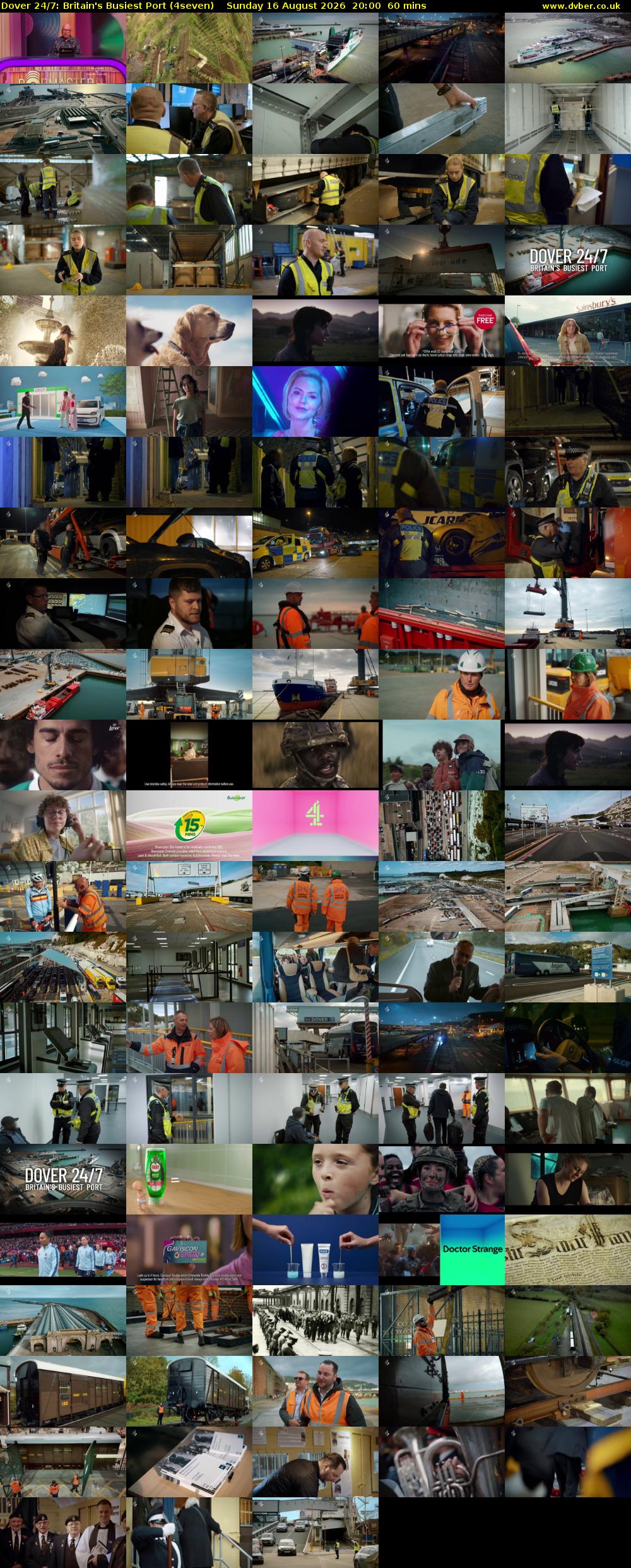 Dover 24/7: Britain's Busiest Port (4seven) Sunday 16 August 2026 20:00 - 21:00