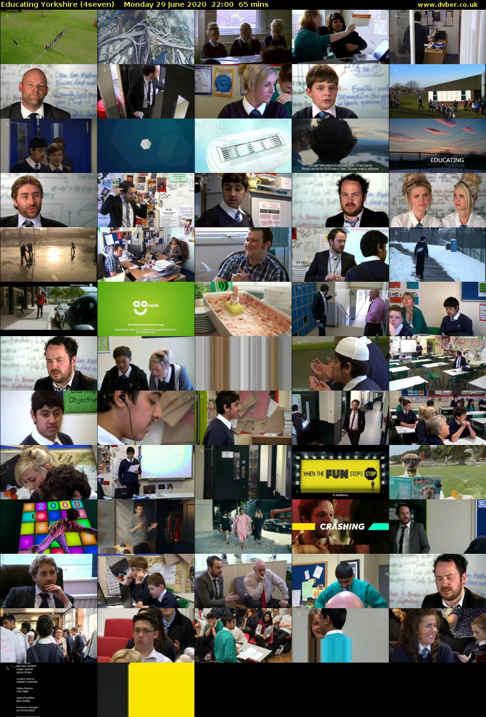 Educating Yorkshire (4seven) Monday 29 June 2020 22:00 - 23:05