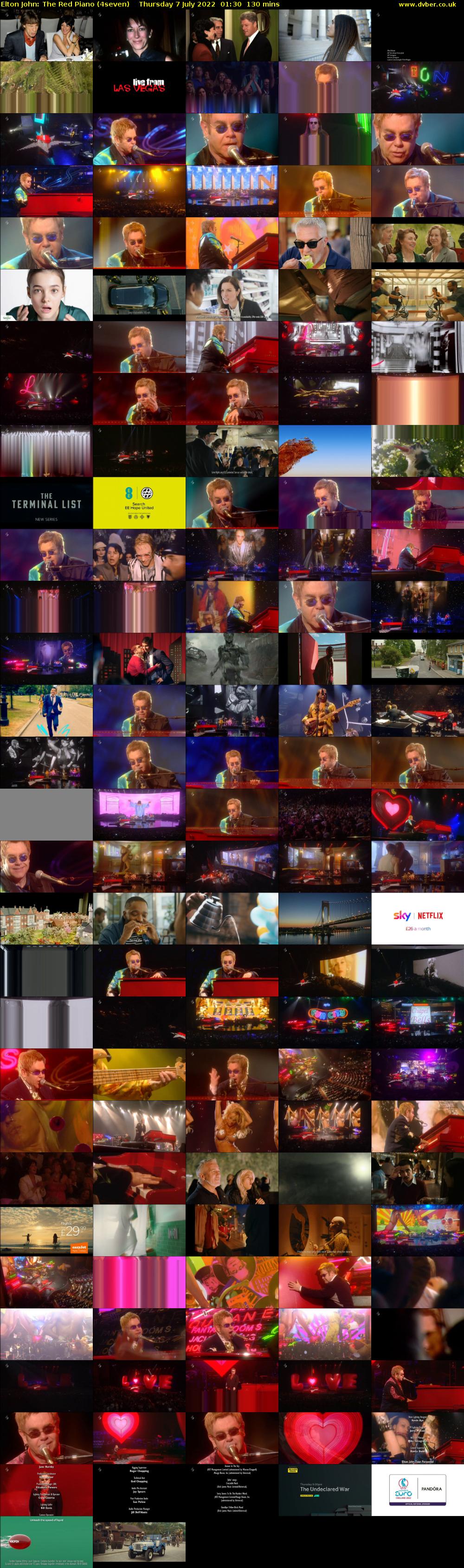 Elton John: The Red Piano (4seven) Thursday 7 July 2022 01:30 - 03:40