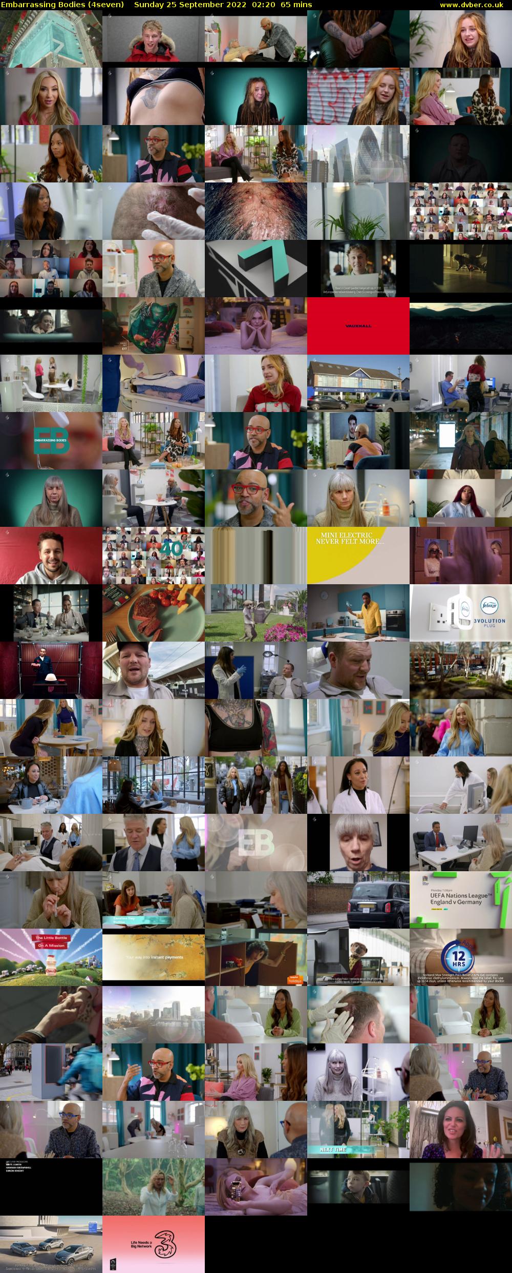 Embarrassing Bodies (4seven) Sunday 25 September 2022 02:20 - 03:25