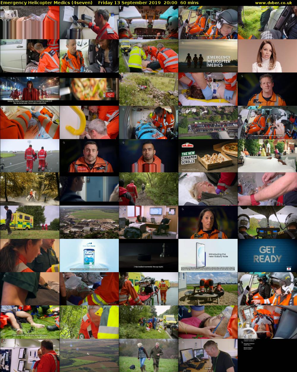 Emergency Helicopter Medics (4seven) Friday 13 September 2019 20:00 - 21:00