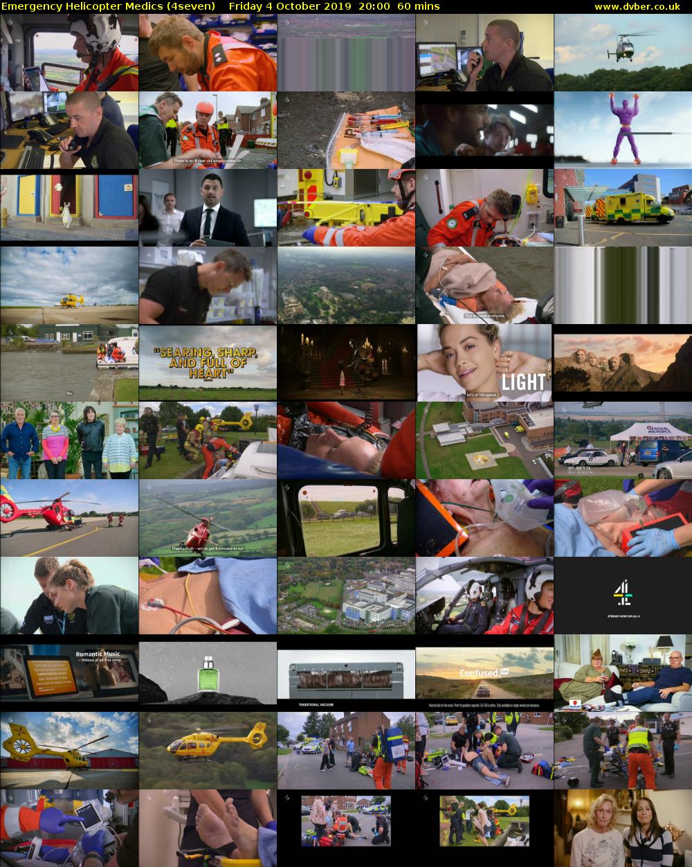 Emergency Helicopter Medics (4seven) Friday 4 October 2019 20:00 - 21:00