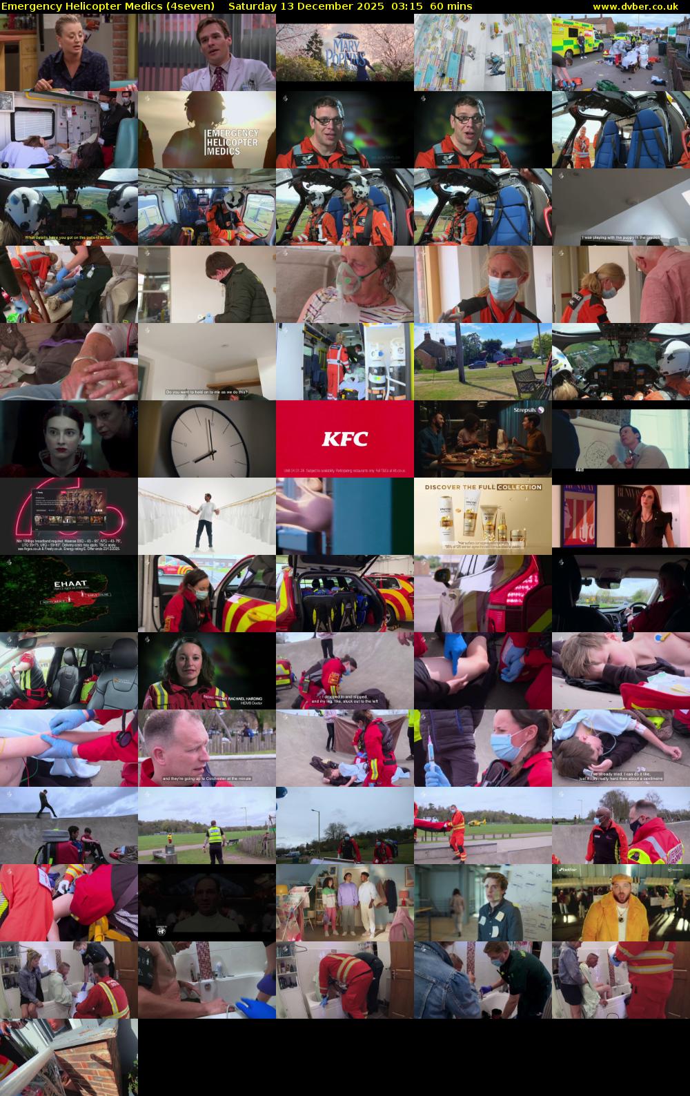 Emergency Helicopter Medics (4seven) Saturday 13 December 2025 03:15 - 04:15