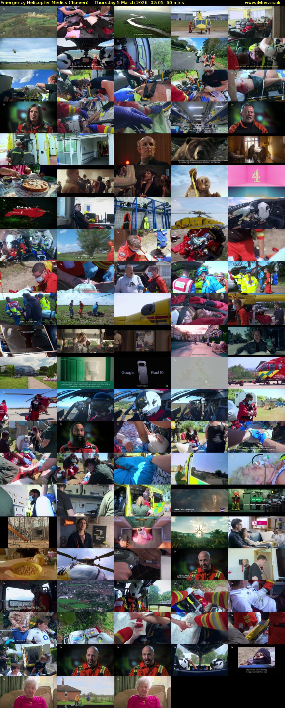 Emergency Helicopter Medics (4seven) Thursday 5 March 2026 02:05 - 03:05