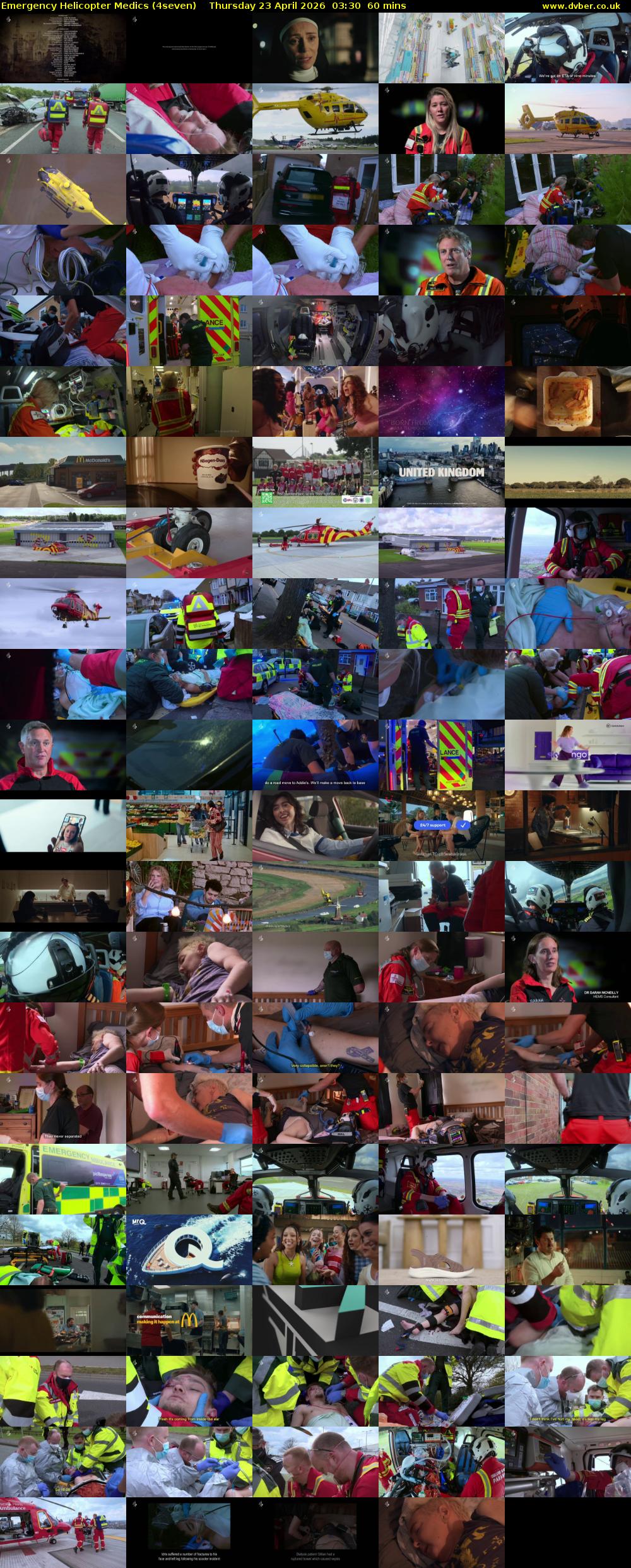 Emergency Helicopter Medics (4seven) Thursday 23 April 2026 03:30 - 04:30