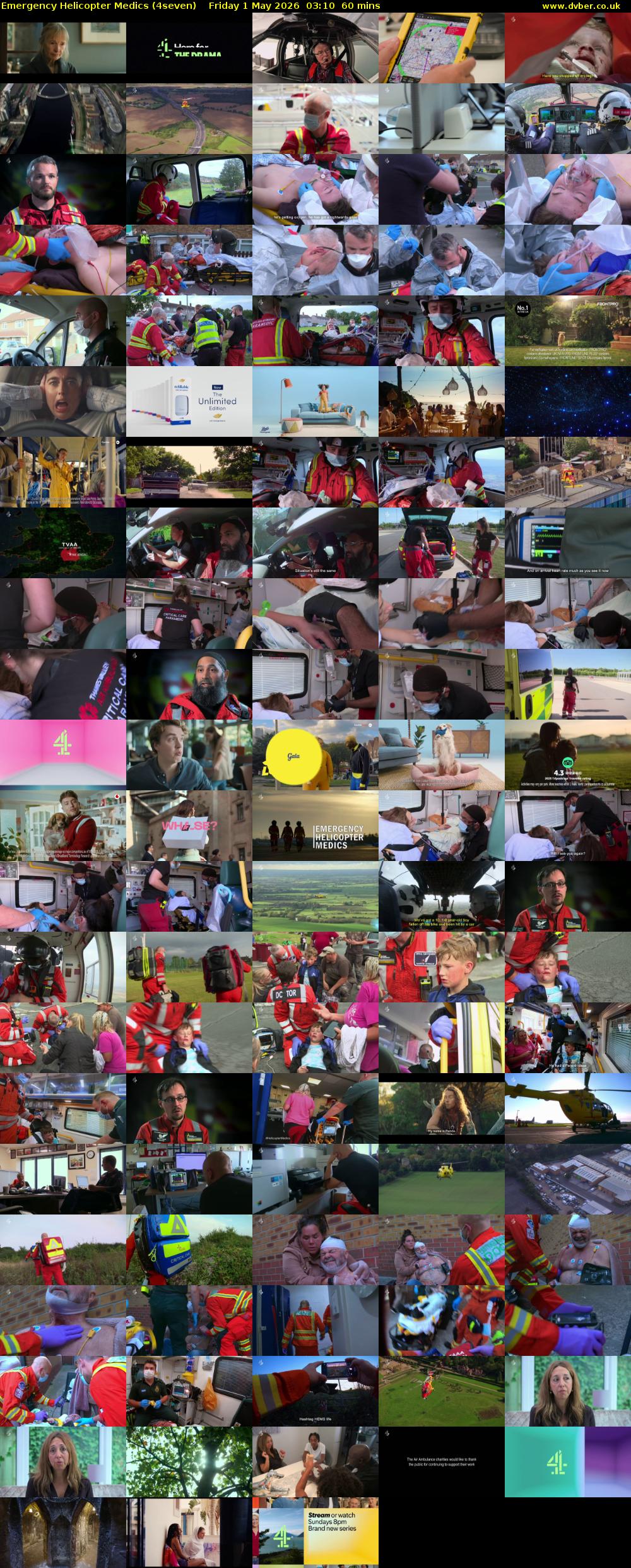 Emergency Helicopter Medics (4seven) Friday 1 May 2026 03:10 - 04:10