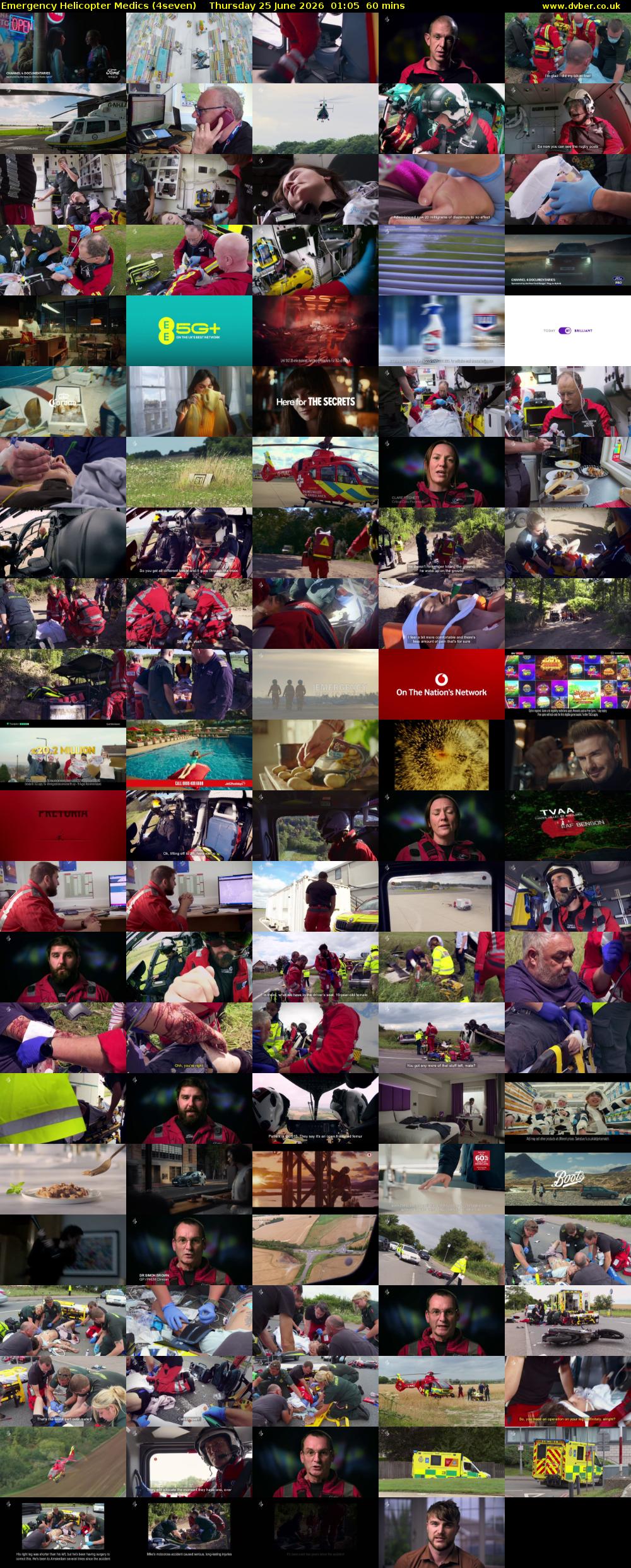 Emergency Helicopter Medics (4seven) Thursday 25 June 2026 01:05 - 02:05