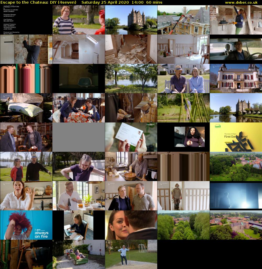 Escape to the Chateau: DIY (4seven) Saturday 25 April 2020 14:00 - 15:00