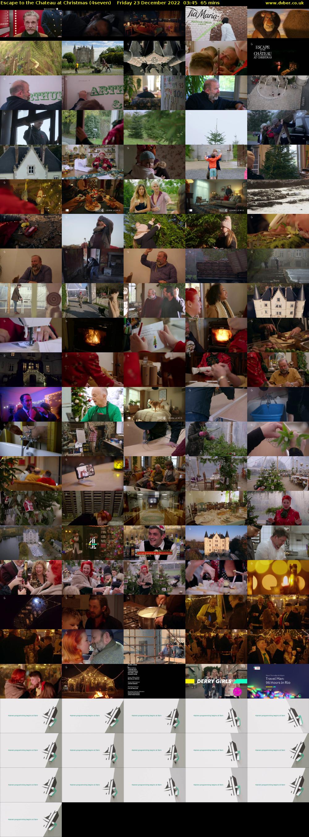 Escape to the Chateau at Christmas (4seven) Friday 23 December 2022 03:45 - 04:50