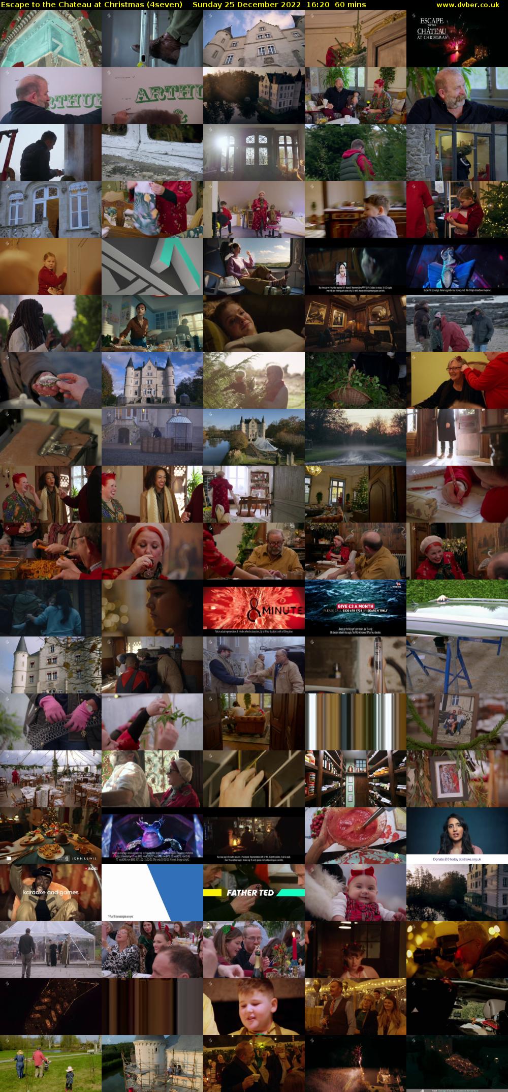 Escape to the Chateau at Christmas (4seven) Sunday 25 December 2022 16:20 - 17:20