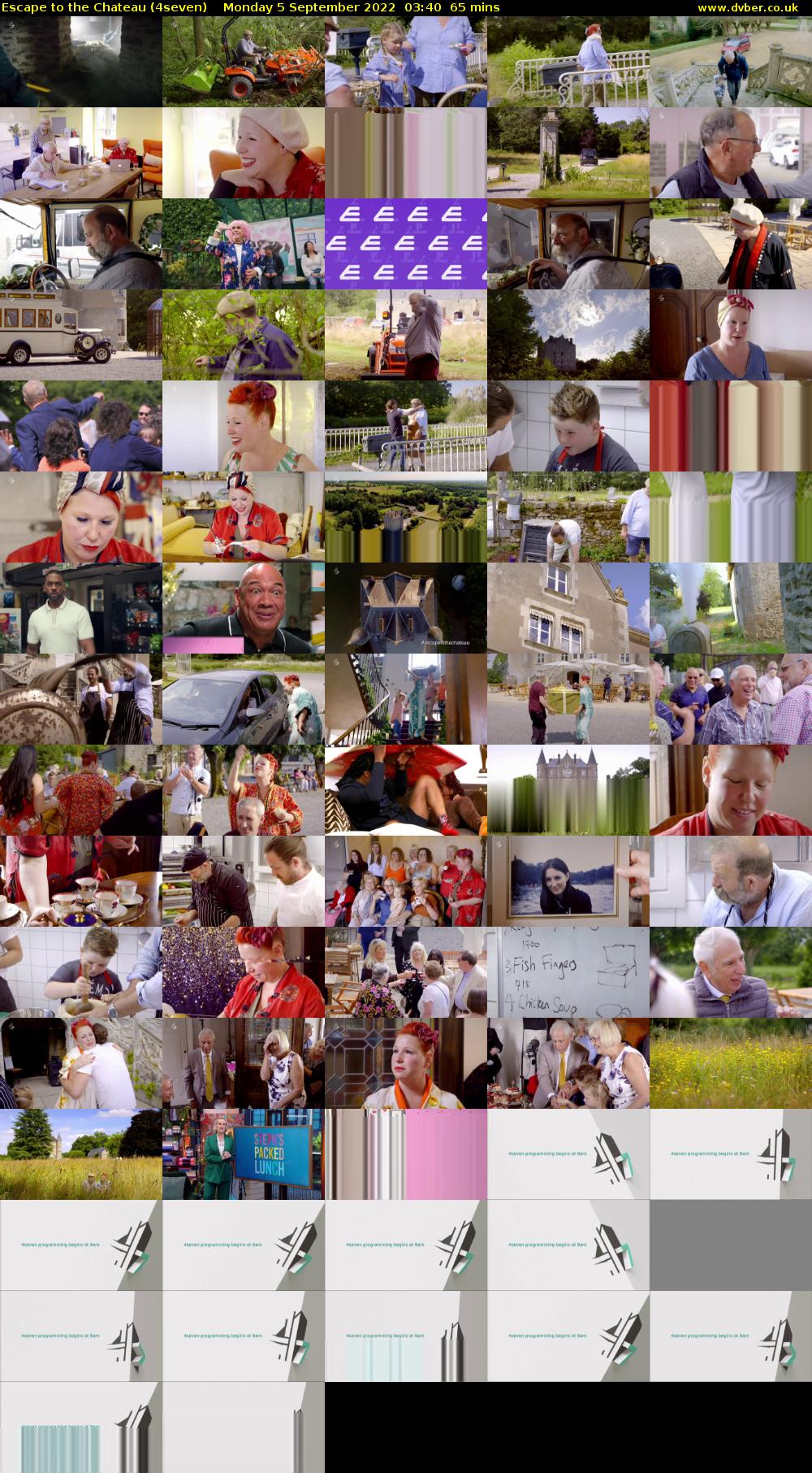 Escape to the Chateau (4seven) Monday 5 September 2022 03:40 - 04:45