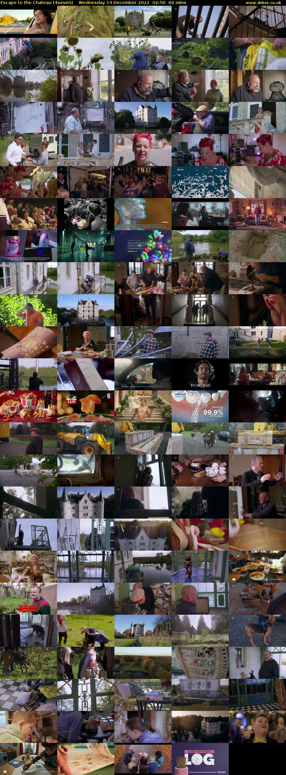 Escape to the Chateau (4seven) Wednesday 14 December 2022 02:50 - 03:50